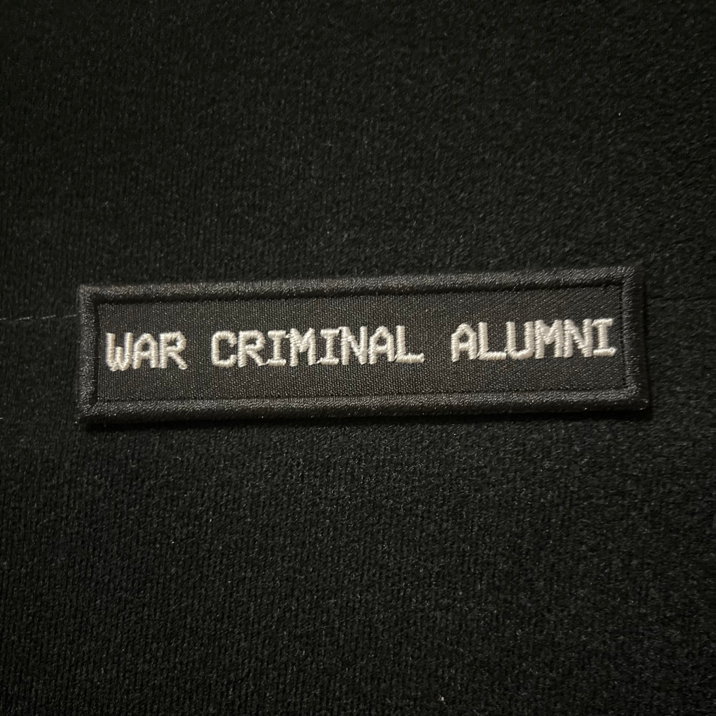 WAR CRIMINAL ALUMNI PATCH